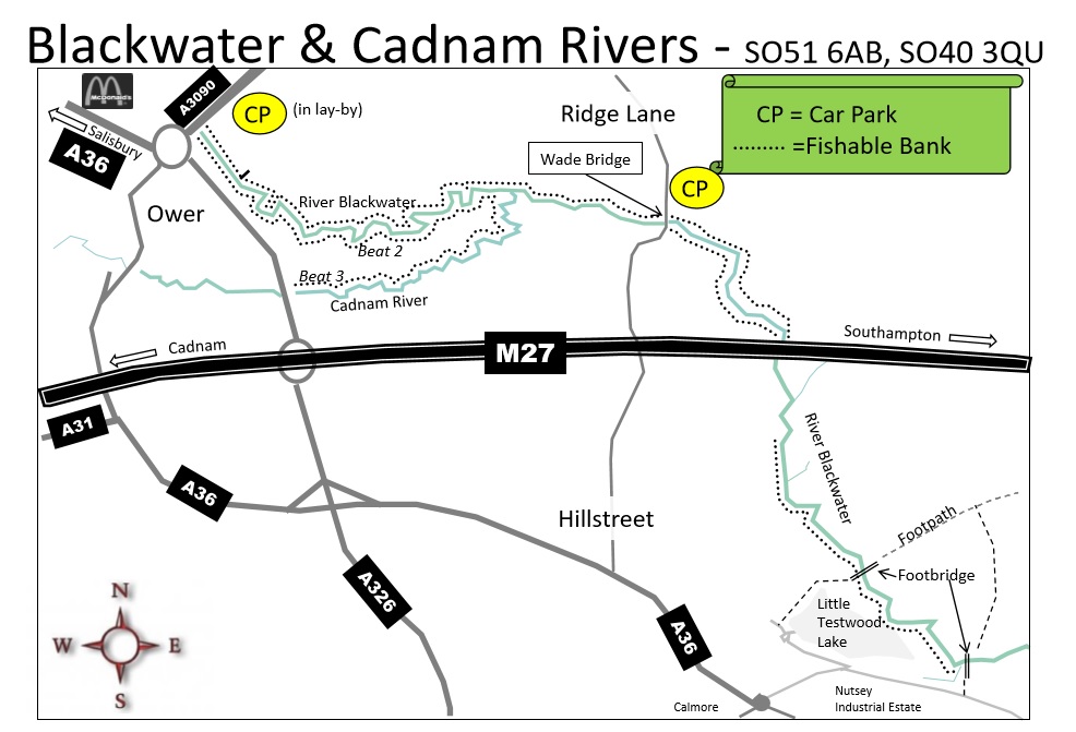 River Blackwater and Cadnam River - Test Valley Angling Club